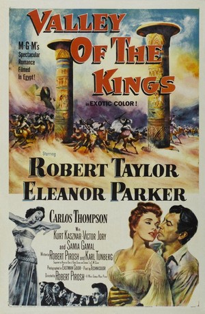 Valley of the Kings (1954) - poster