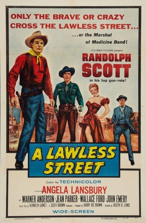 A Lawless Street (1955) - poster
