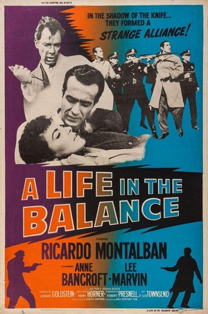 A Life in the Balance (1955) - poster