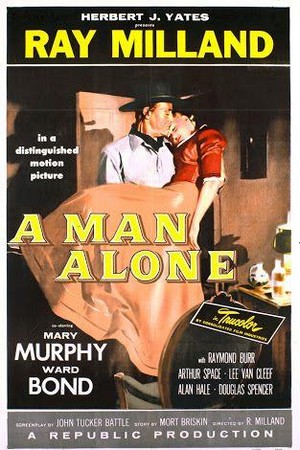 A Man Alone (1955) - poster