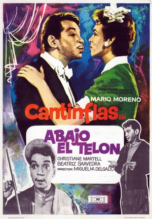 Abajo el Telón (1955) - poster