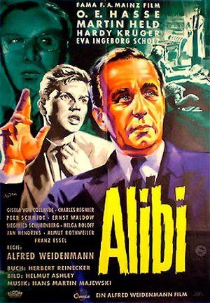 Alibi (1955) - poster