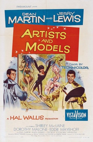 Artists and Models (1955) - poster