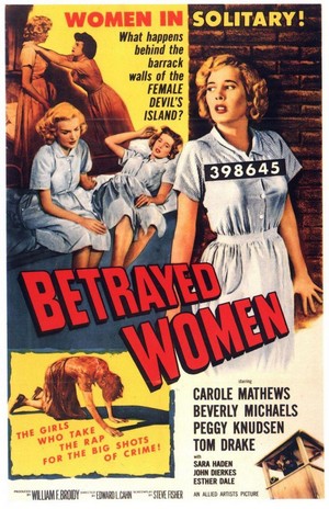 Betrayed Women (1955) - poster