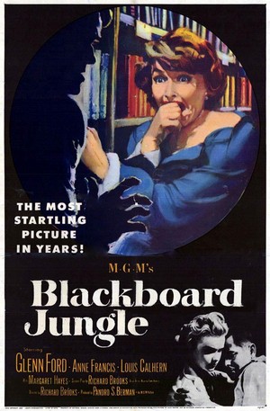 Blackboard Jungle (1955) - poster