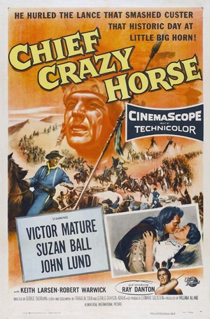 Chief Crazy Horse (1955) - poster
