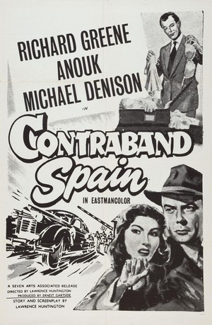 Contraband Spain (1955) - poster