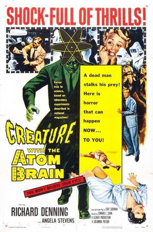Creature with the Atom Brain (1955) - poster