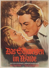 Das Schweigen im Walde (1955) - poster