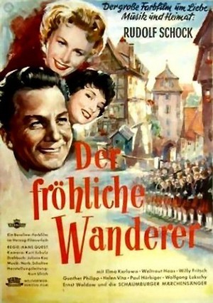 Der Fröhliche Wanderer (1955) - poster