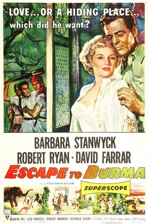 Escape to Burma (1955) - poster