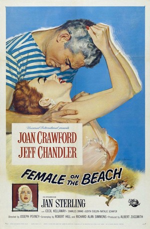 Female on the Beach (1955) - poster