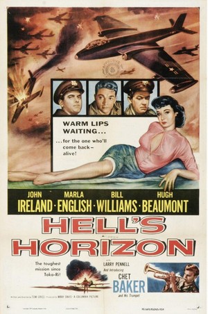 Hell's Horizon (1955) - poster
