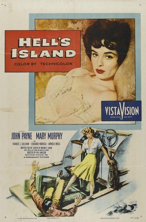 Hell's Island (1955) - poster