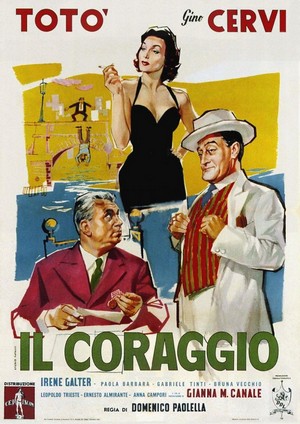 Il Coraggio (1955) - poster
