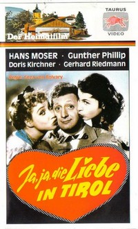 Ja, Ja die Liebe in Tirol (1955) - poster