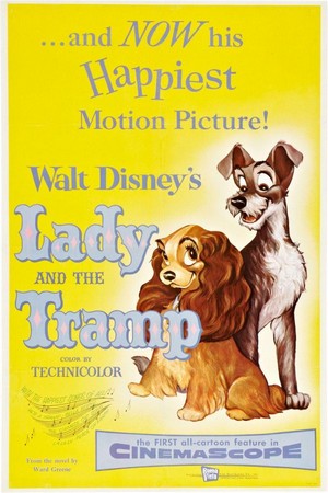 Lady and the Tramp (1955) - poster