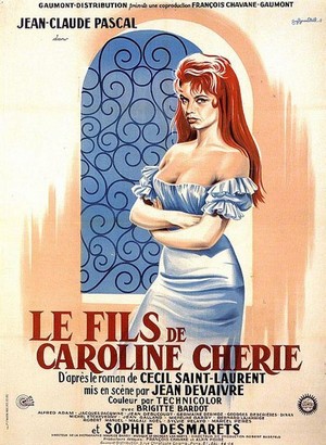 Le Fils de Caroline Chérie (1955) - poster
