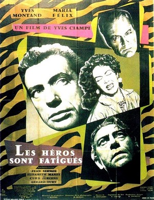 Les Héros Sont Fatigués (1955) - poster