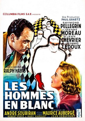 Les Hommes en Blanc (1955) - poster