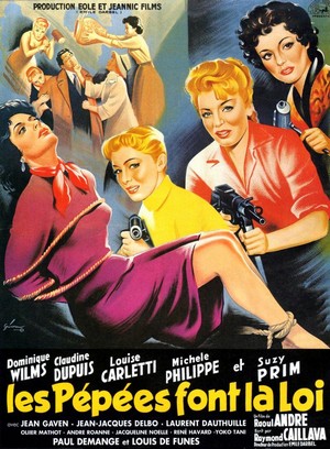 Les Pépées Font la Loi (1955) - poster