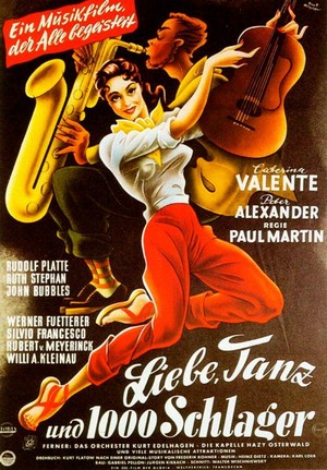 Liebe, Tanz und 1000 Schlager (1955) - poster