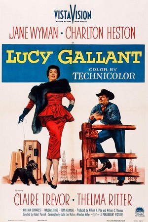 Lucy Gallant (1955) - poster