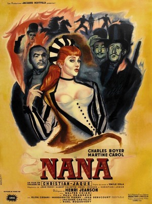 Nana (1955) - poster
