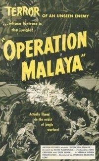 Operation Malaya (1955) - poster