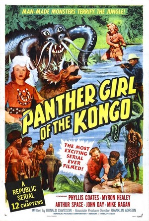 Panther Girl of the Kongo (1955) - poster