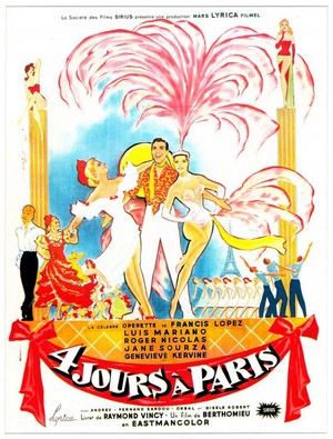 Quatre Jours à Paris (1955) - poster