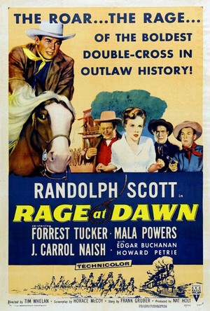 Rage at Dawn (1955) - poster