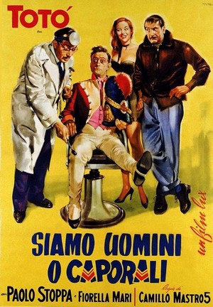 Siamo Uomini o Caporali? (1955) - poster