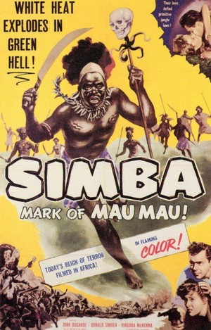 Simba (1955) - poster