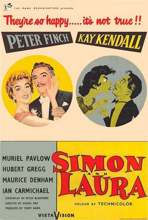 Simon and Laura (1955) - poster