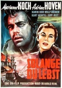 Solange du Lebst (1955) - poster