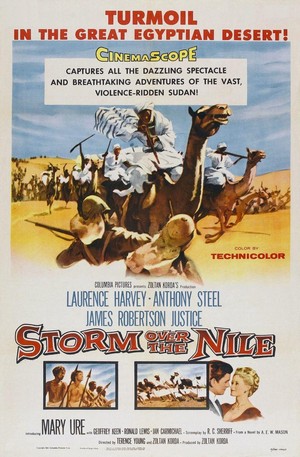 Storm over the Nile (1955) - poster