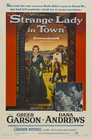 Strange Lady in Town (1955) - poster