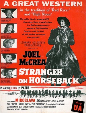 Stranger on Horseback (1955) - poster