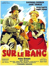 Sur le Banc (1955) - poster