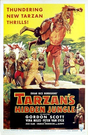 Tarzan's Hidden Jungle (1955) - poster