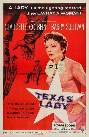 Texas Lady (1955) - poster