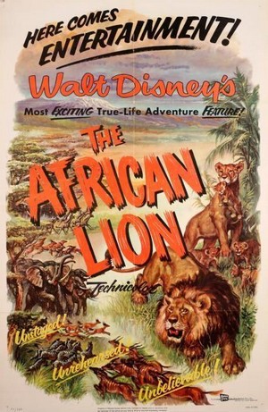 The African Lion (1955) - poster