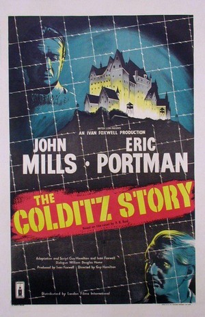 The Colditz Story (1955) - poster