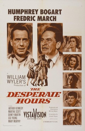 The Desperate Hours (1955) - poster