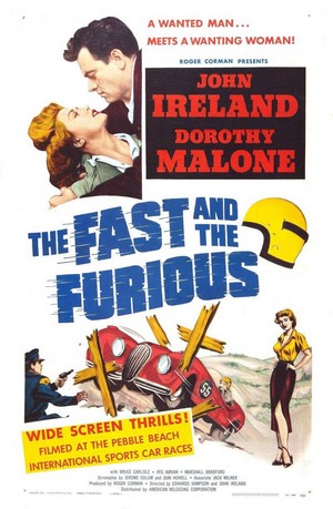 The Fast and the Furious (1955) - poster
