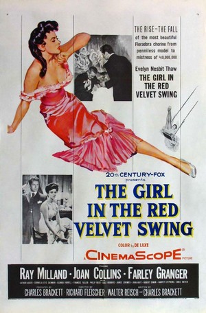 The Girl in the Red Velvet Swing (1955) - poster