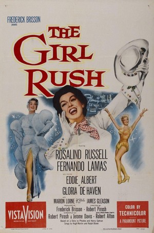 The Girl Rush (1955) - poster