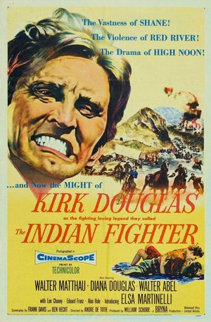 The Indian Fighter (1955) - poster