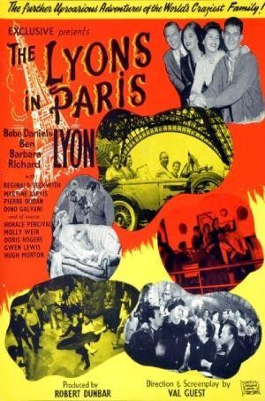 The Lyons in Paris (1955) - poster